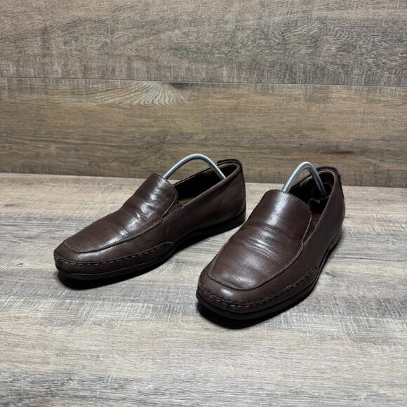 Mephisto Edlef Brown Leather Loafers Men's Size 10.5 - Picture 1 of 7